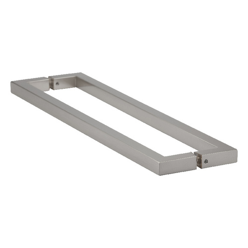 US Horizon TBS-18BTB-BN 18" Square Series Back to Back Towel Bars, Brushed Nickel Finish