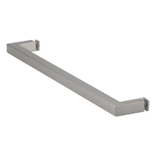 18 Inches Center To Center Square Series Mitered Corner Towel Bar Single Sided W/Blind Fastner Brushed Nickel