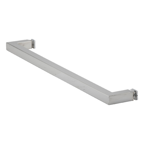 18 Inches Center To Center Square Series Mitered Corner Towel Bar Single Sided W/Blind Fastner Polished Chrome