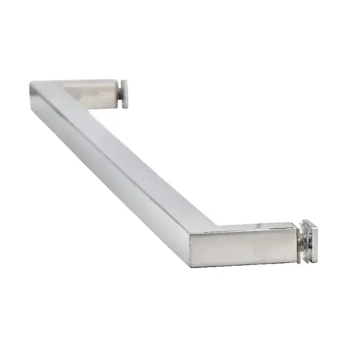 Brixwell TBS-24SM-C 24 Inches Center To Center Square Series Mitered Corner Towel Bar Single Sided W/Blind Fastner Polished Chrome