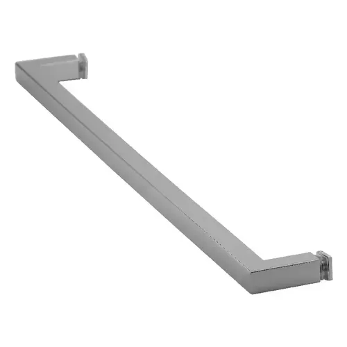 Brixwell TBS-24SM-PN 24 Inches Center To Center Square Series Mitered Corner Towel Bar Single Sided W/Blind Fastner Polished Nickel