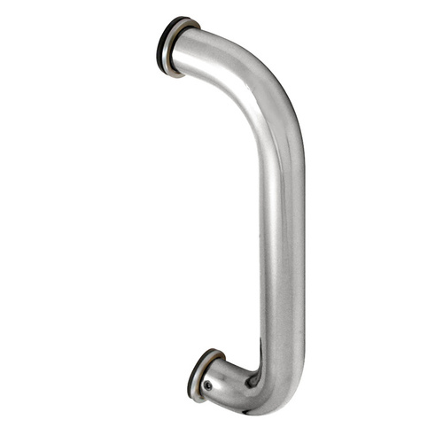 CRL CM8PS Polished Stainless 8" Aluminum Door Mounted Standard Pull Handle