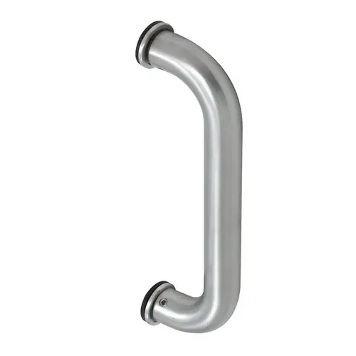 CRL CM8SC Satin Chrome 8" Aluminum Door Mounted Standard Pull Handle