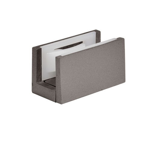 290/295 Series Brushed Stainless Anodized Sliding Door Replacement Bottom Guide