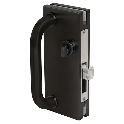 Dark Bronze 4" x 10" Non-Handed Center Lock With Hook Throw Deadlock Latch