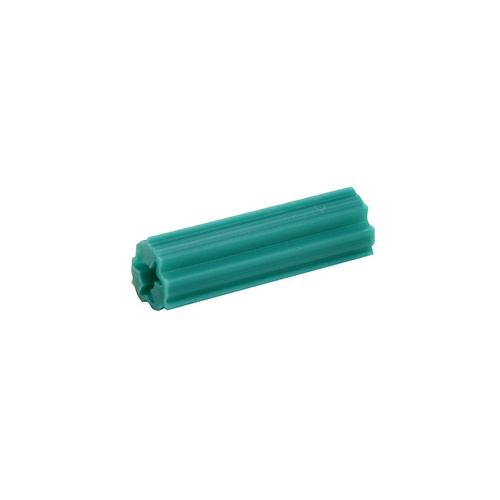 CRL EXP2005-XCP100 1/4" Hole, 1" Length 10-12 Screw Expanding Plastic Green Screw Anchors - pack of 100