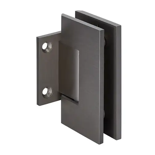 CRL GEN574BN Brushed Nickel Geneva Series 5 Degree Pre-Set Wall Mount Short Back Plate Hinge