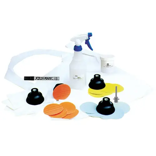 Trizact Scratch Removal Starter Kit for Flat Glass Uses 3" Discs