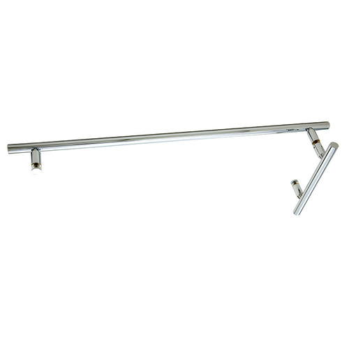 CRL LTB6X24CH Chrome 6" x 24" LTB Combo Ladder Style Pull and Towel Bar