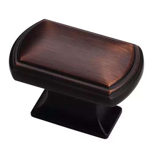 Bolt Series 1 " Modern Oil Rubbed Bronze Cabinet Knob