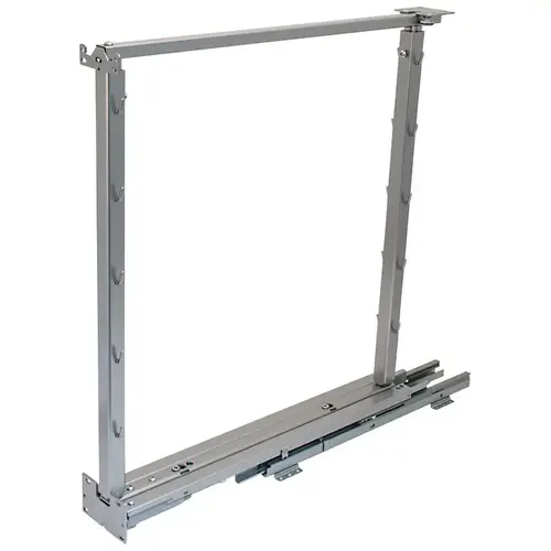 Dispensa Base Pull Out Frame, Frame, 60 lbs. max with Soft Close Frame with 5 tray positions Height: 670 - 812 mm (26 3/8" - 32"), 5 tray positions, silver Silver