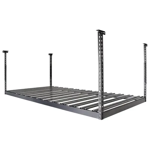 Stationary Rack, ONRAX Ceiling Storage System 4' x 6' shelf 45" 6' 4' Silver vein, 45", 4' x 6' shelf size Silver vein, Powder-coated