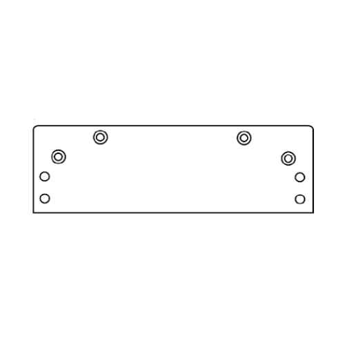 1600 Series Drop Plate, Aluminum Painted