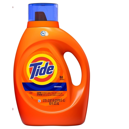 Tide Laundry Liquid High Efficiency 2X, 2.72 Liter - pack of 4