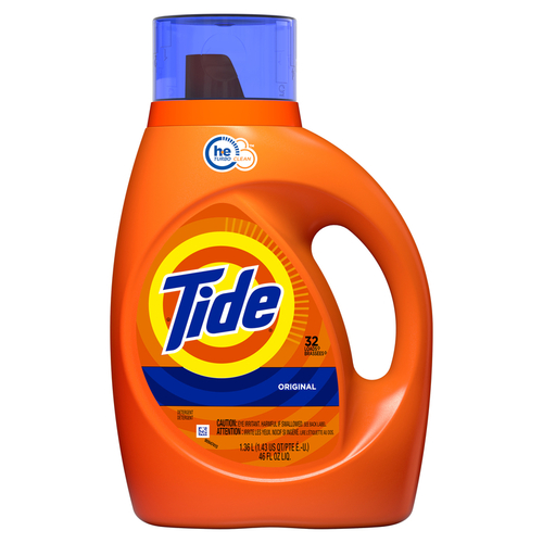 TIDE 40212-XCP6 DETERGENT LAUNDRY LIQ HE 46OZ - pack of 6