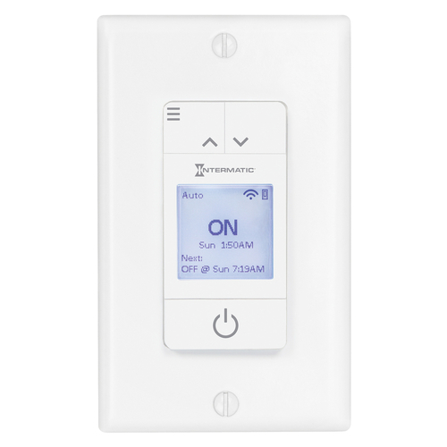 7 Day Programmable Wi-Fi Timer Ascend Indoor 120 V White White