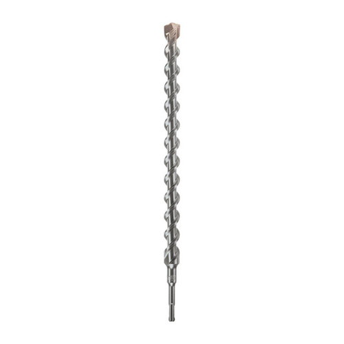 Hammer Drill Bit, 7/8 in Dia, 10 in OAL, Optimized Flute, 4-Flute, 25/64 in Dia Shank