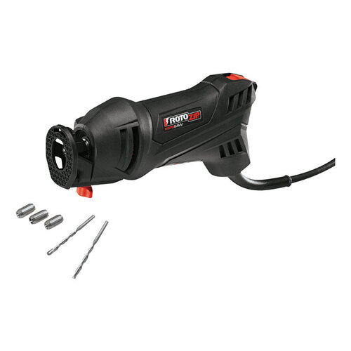 Spiral Saw, 5.5 A, 1 in Cutting Capacity, 1/8, 1/4 in Chuck, Keyed Chuck, 30,000 rpm Speed Black