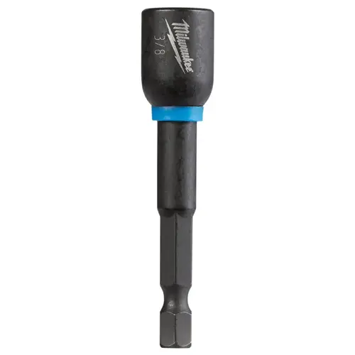 Nut Driver, 3/8 in Drive, 2-9/16 in L, 1/4 in L Shank, Hex Shank Black Phosphate