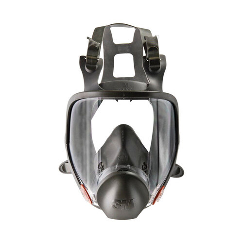 6000 Series Gray Medium Silicone/Thermoplastic Elastomer Full Mask Facepiece Respirator