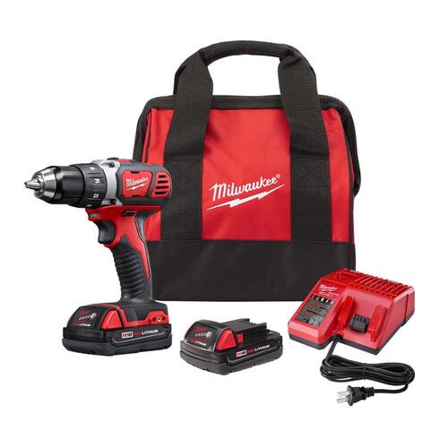 Drill/Driver Kit, Battery Included, 18 V, 1.5, 3 Ah, 1/2 in Chuck, Keyless Chuck