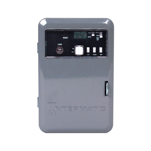Electronic Time Switch Indoor 240 V Gray Gray