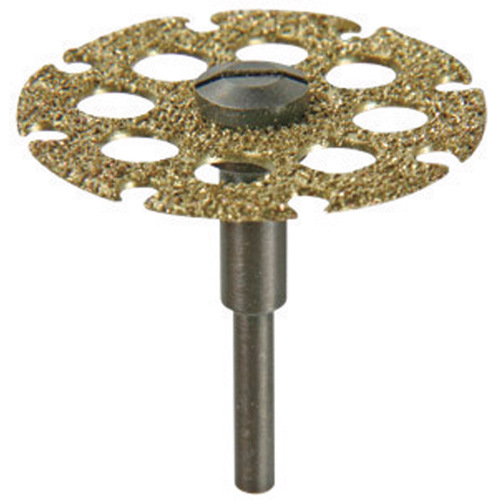 Dremel 543 Cutting Wheel, 1-1/4 in Dia, 0.07 in Thick, Tungsten Carbide Abrasive