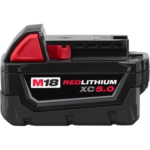 Battery Pack M18 RedLithium XC5.0 5 Ah Lithium-Ion