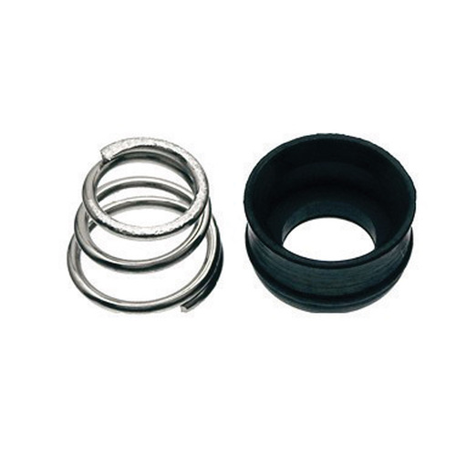 Seat and Spring Pro-Pack, Rubber/Stainless Steel, Black