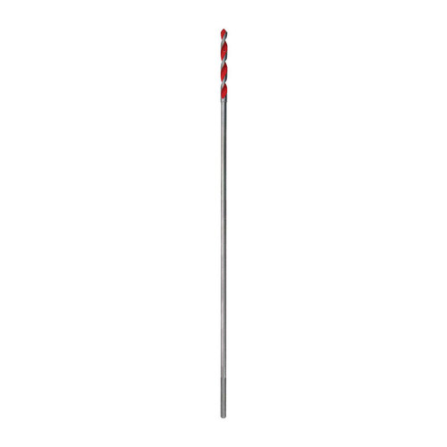 Auger Bit 1/4" D X 18" L Bellhanger High Speed Steel Stainless and Red