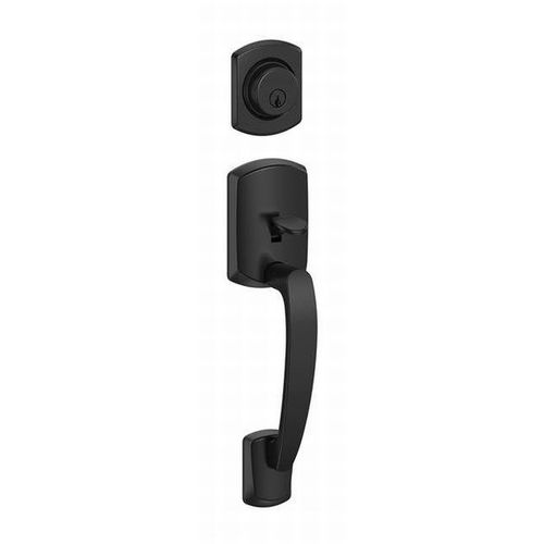 Schlage Residential F58 GRW 622 Greenwich Exterior Active Handleset