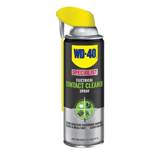 Specialist 10079567300554 300554 Cleaner Spray, 11 oz, Liquid, Alcohol, Hydrocarbon Clear