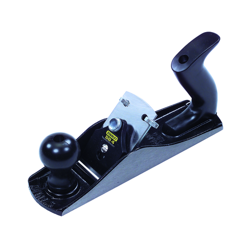 Adjustable Bench Plane, 2 in W Blade, Steel Blade, Iron Body Epoxy-Coated