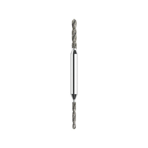 Drill Bit, 1/16, 3/32 in Dia, 2 in OAL, Diamond Drill Flipbit, 1/8 in Dia Shank Pair Dim Gray