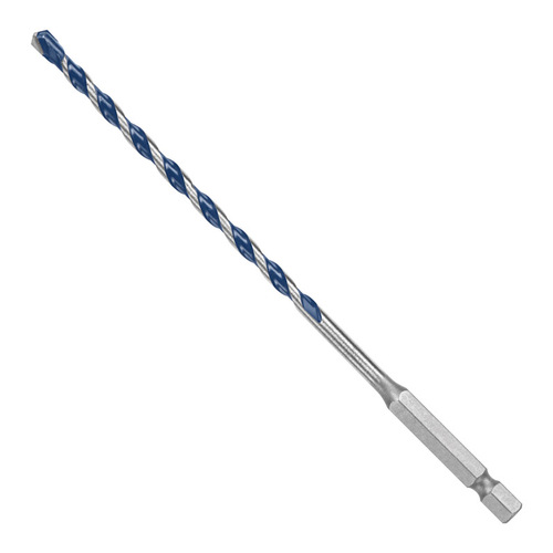 Bosch HCBG04T BlueGranite Turbo Hammer Drill Bit, 3/16 in Dia, 6 in OAL, Milled Flute, 2-Flute, 3/16 in Dia Shank