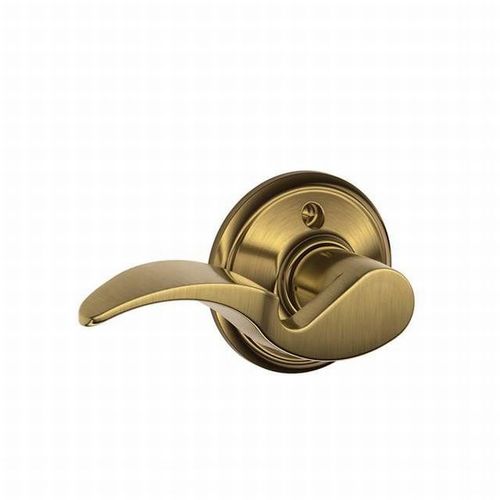 F170 Avanti Lever Single Dummy Trim Satin Brass Blackened