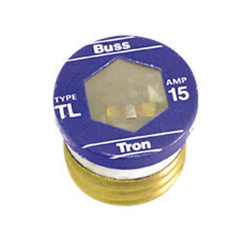 Cooper Bussmann TL-15PK4 TL Style 15 Amp Plug Fuse - pack of 4