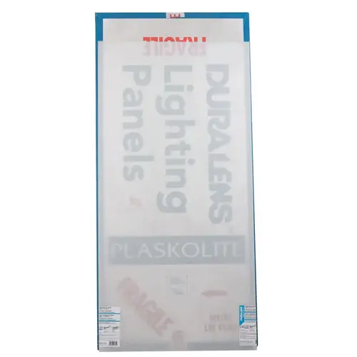 PLASKOLITE 1430084A 23-3/4 in. x 47-3/4 in. DURALENS Premium Grade Acrylic Lighting Diffuser Cracked Ice White