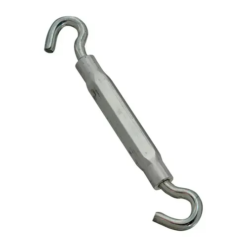 2174BC 5/16" x 9" Hook / Hook Turnbuckle Zinc Plated Finish - pack of 10