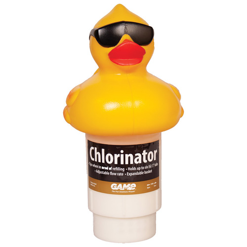 Floating Pool Chlorinator Derby Duck 3" H