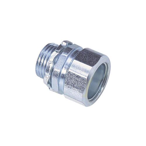 Compression Connector 1/2" D Zinc-Plated Steel For Rigid/IMC