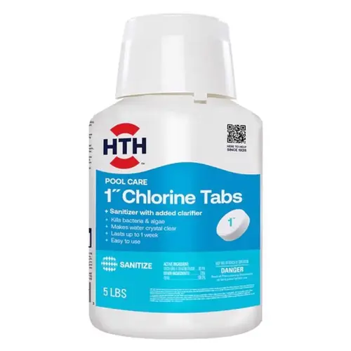 Chlorinating Chemicals Pool Care 1" Tablet 5 lb