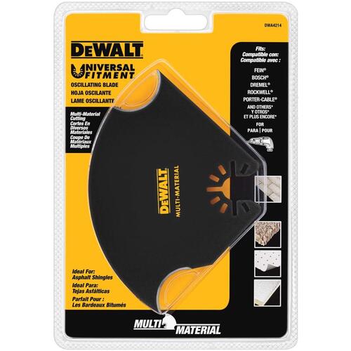 Oscillating Blade Bi-Metal Multi-Material Black