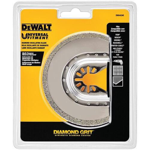 Diamond Saw Blade Universal Fitment Carbide Semi-Circle Silver