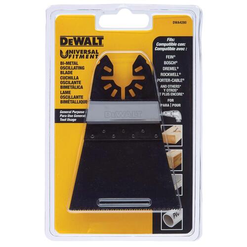 Oscillating Blade Universal Fitment High Carbon Steel Open-Back Black