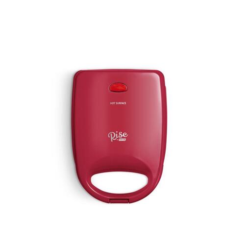 Waffle Bowl Maker 1 waffle Red Plastic Red
