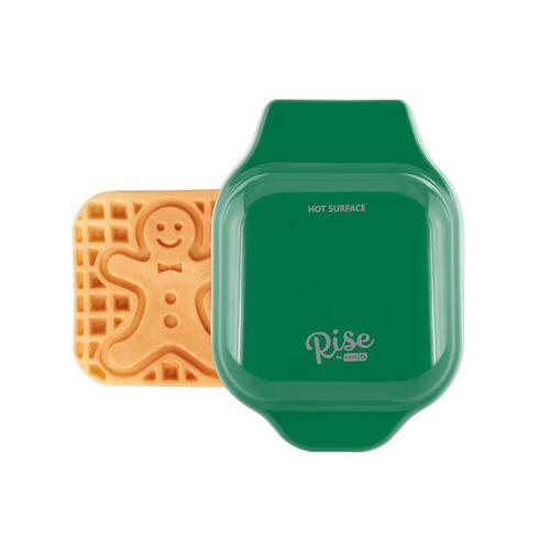 STOREBOUND LLC RMWG001GBEG06 Waffle Maker 1 waffle Green Aluminum Green