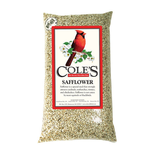 Cole's SA10 Wild Bird Food Assorted Species Safflower Seeds 10 lb