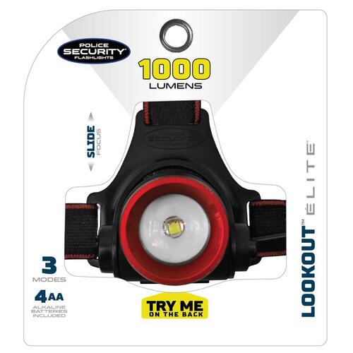 Lookout Ultra-Bright LED Headlamp, 1000 Lumens, 3 Modes