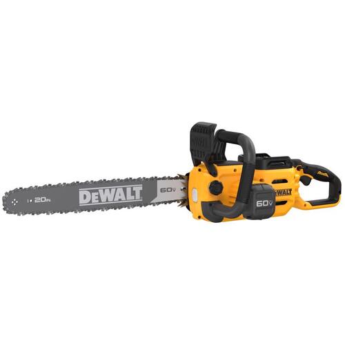 DEWALT DCCS677Y1 Brushless Chainsaw Kit, 4 Ah, 60 V Battery, Lithium-Ion Battery, 17 in Cutting Capacity